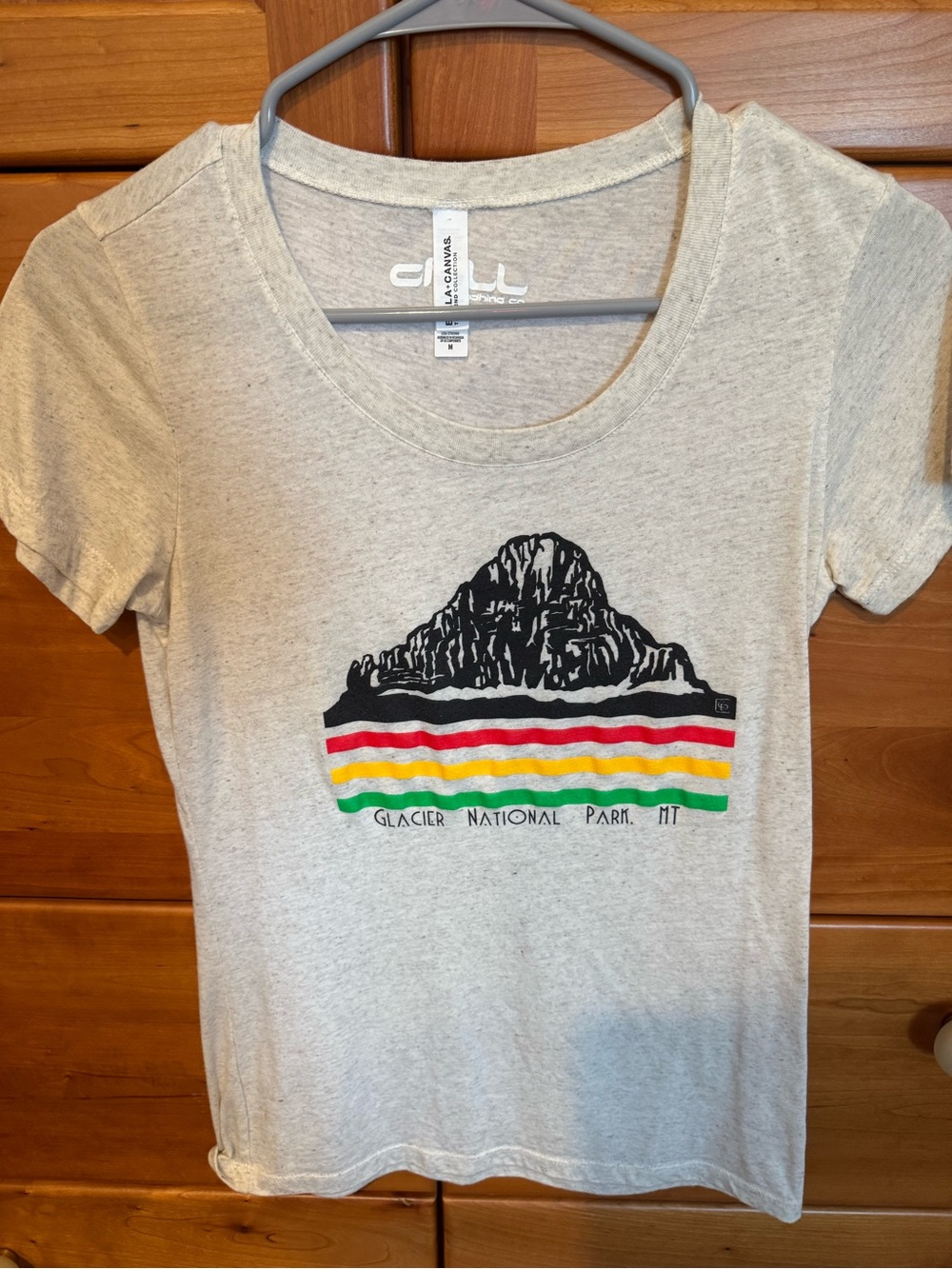 New Cream Glacier National Park Graphic Tee - Women's